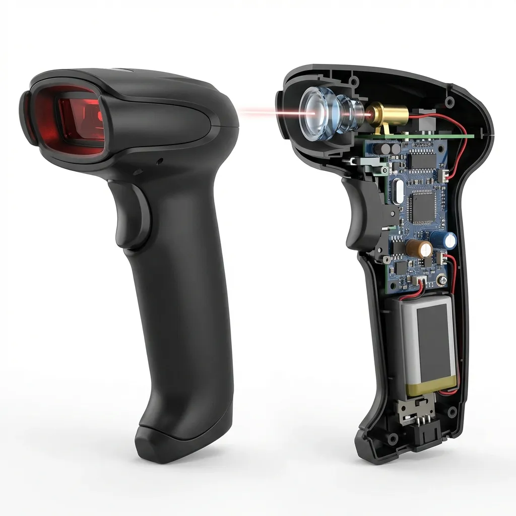 Barcode Scanner Internal Components