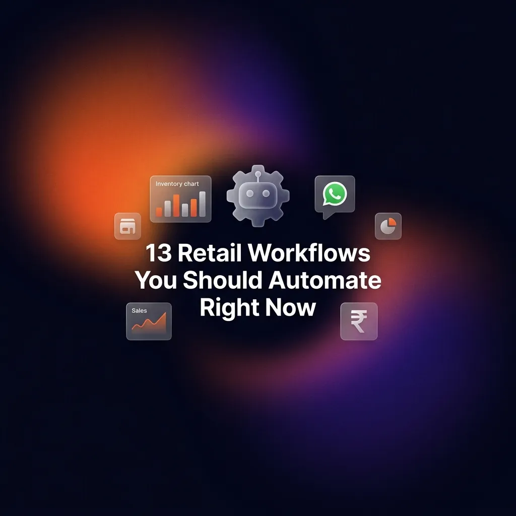 13 Retail Workflows You Should Automate Right Now (And Finally Stop Worrying About) - Image | Sariful Islam
