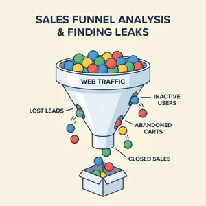The Beginner's Guide to Sales Funnel Analysis: How to Find Hidden Leaks