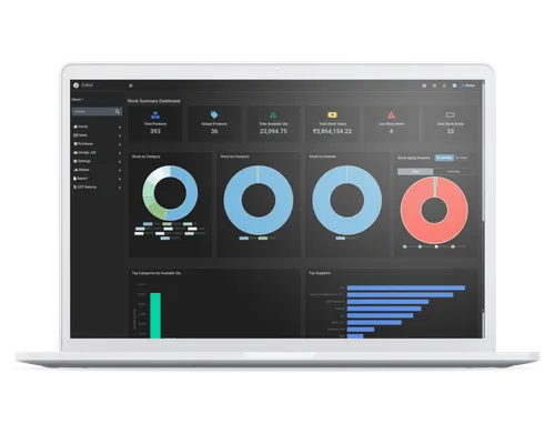 Real time stock tracking in retail billing software