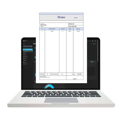 Fast POS billing interface with barcode scanning