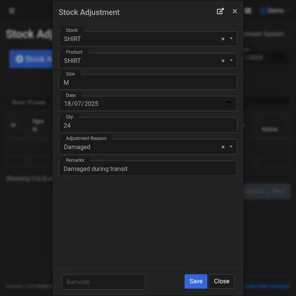 Stock Adjustments feature image