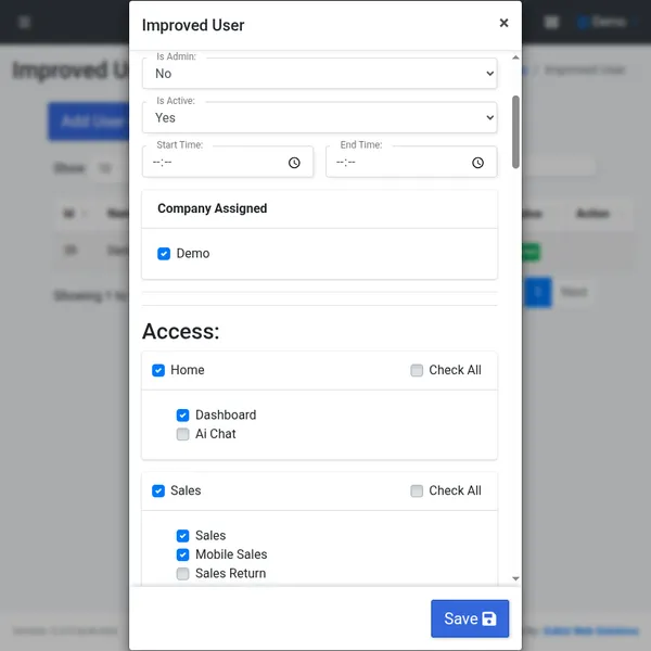 User Access Control feature image for GST Billing Software for Retail Shops